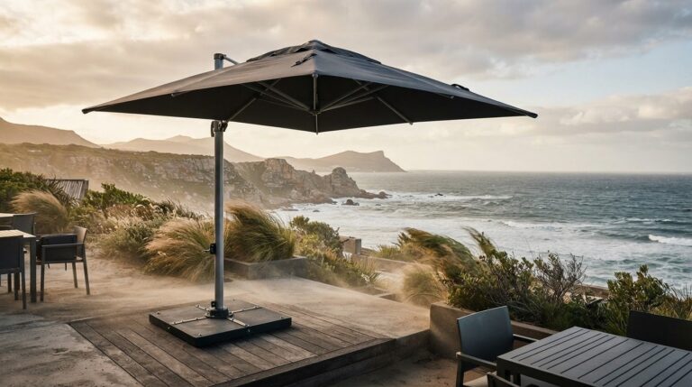 Commercial Parasol Wind Stability Guide 2026