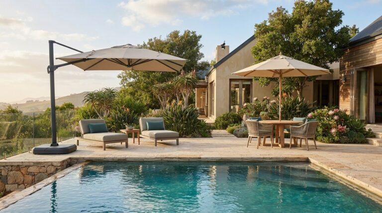 Cantilever vs Centre-Pole Umbrellas for Poolside Shade and Clearance