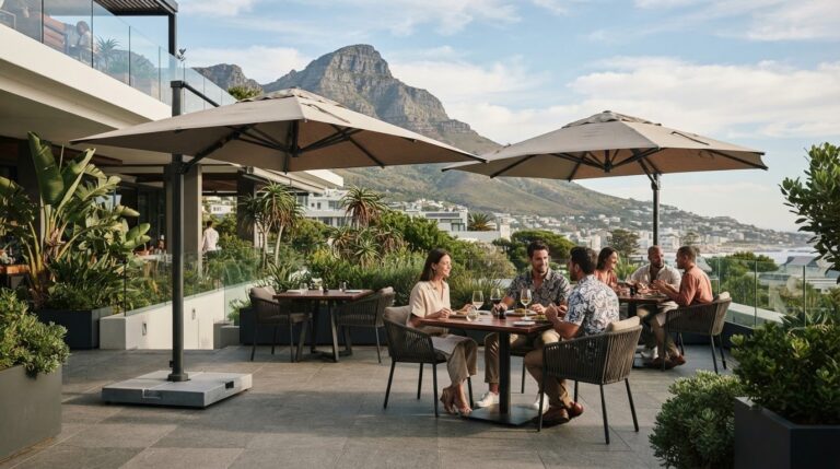 Heavy-duty market parasols for windy areas: guide